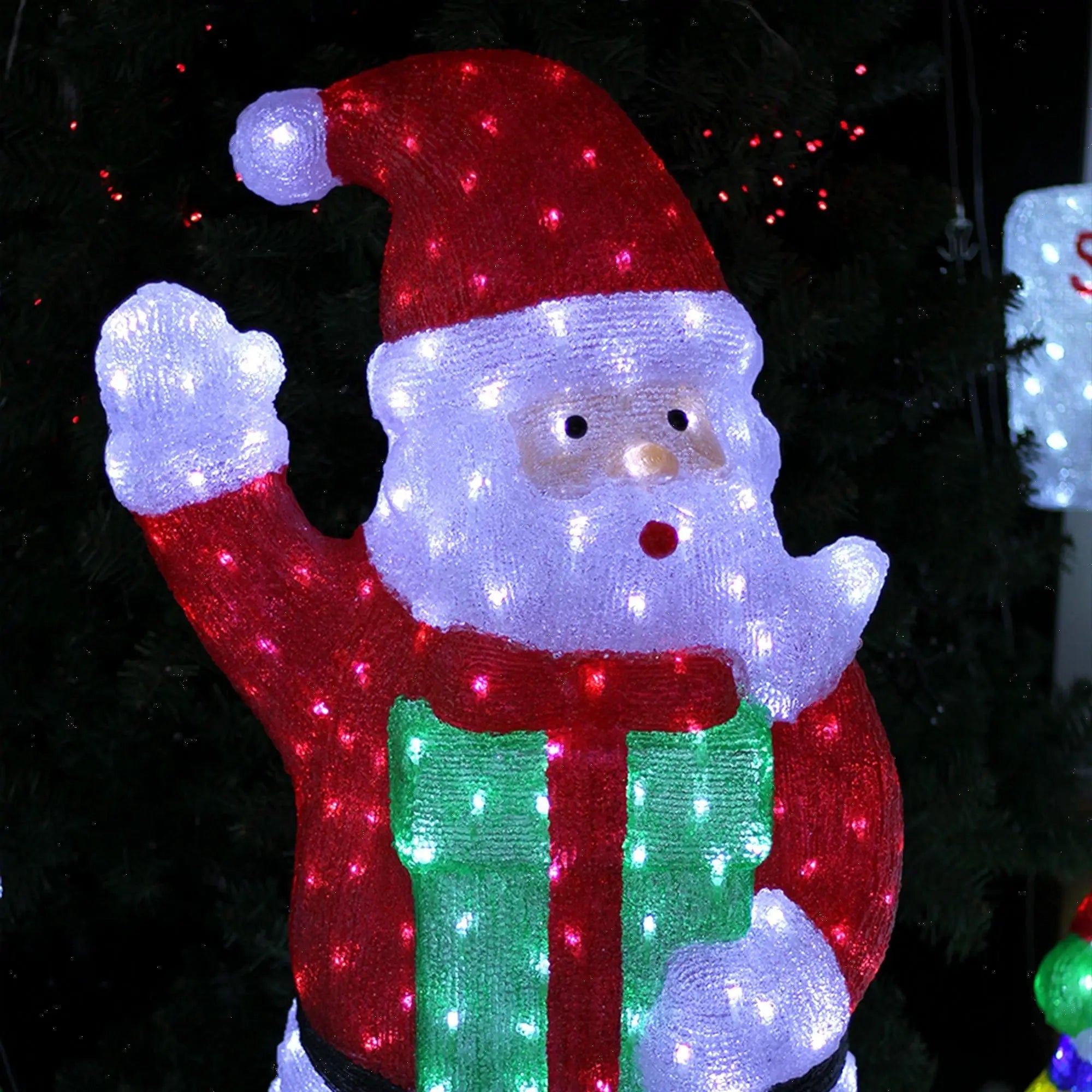White Led String Lights Timer Ip44 Rated Indoor