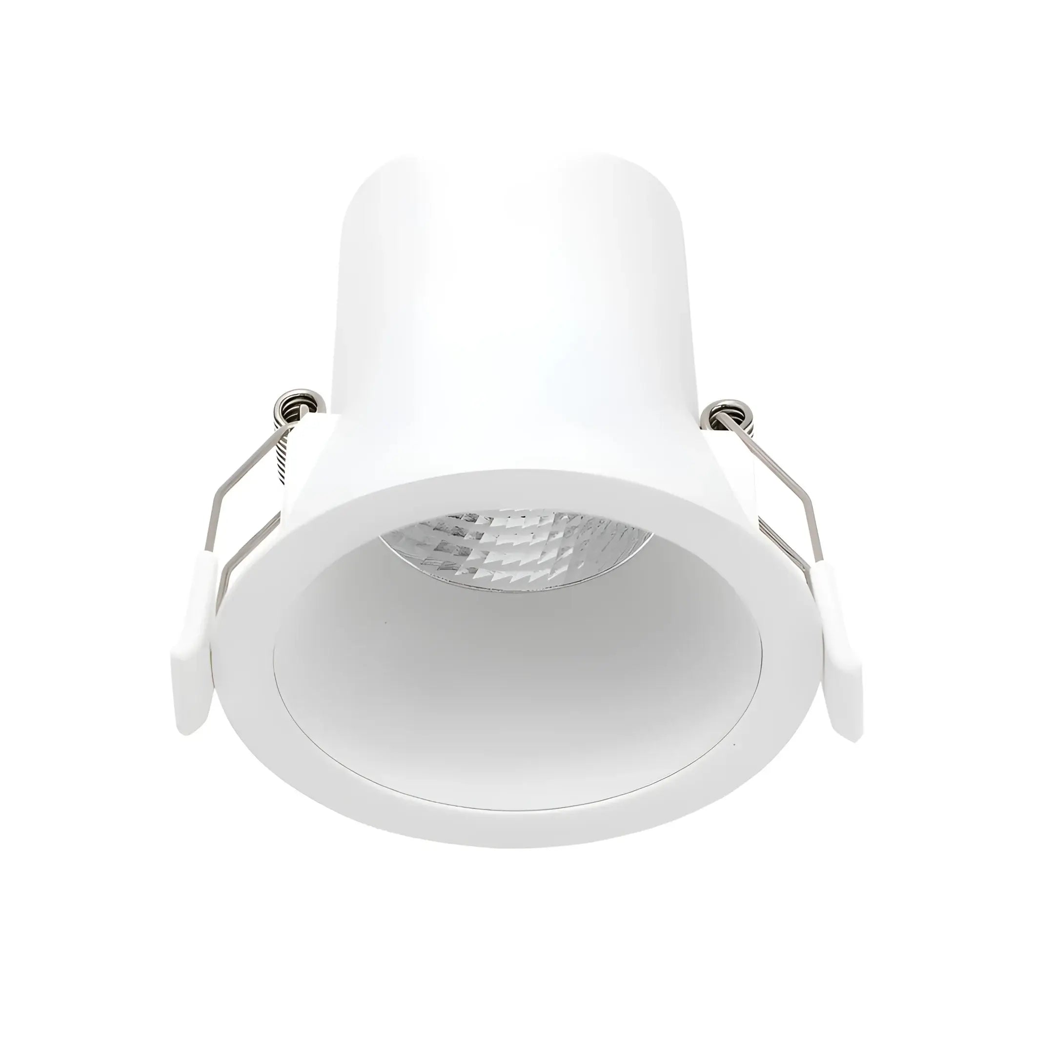 10w Led Downlight 90mm | Tri-colour Dimmable Low Glare Ceiling Light - White