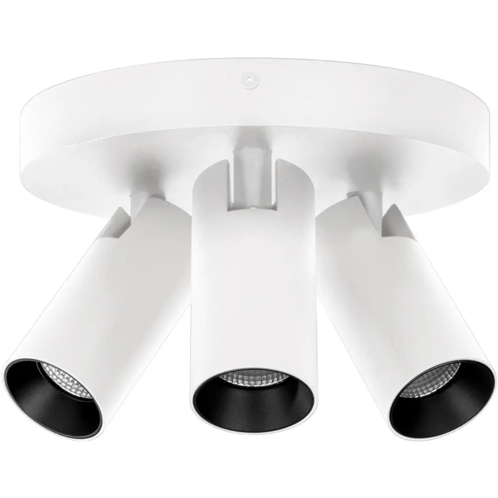 Revo 3 Light Cct Led Round Spot Light Bar Ip20 Havit - White