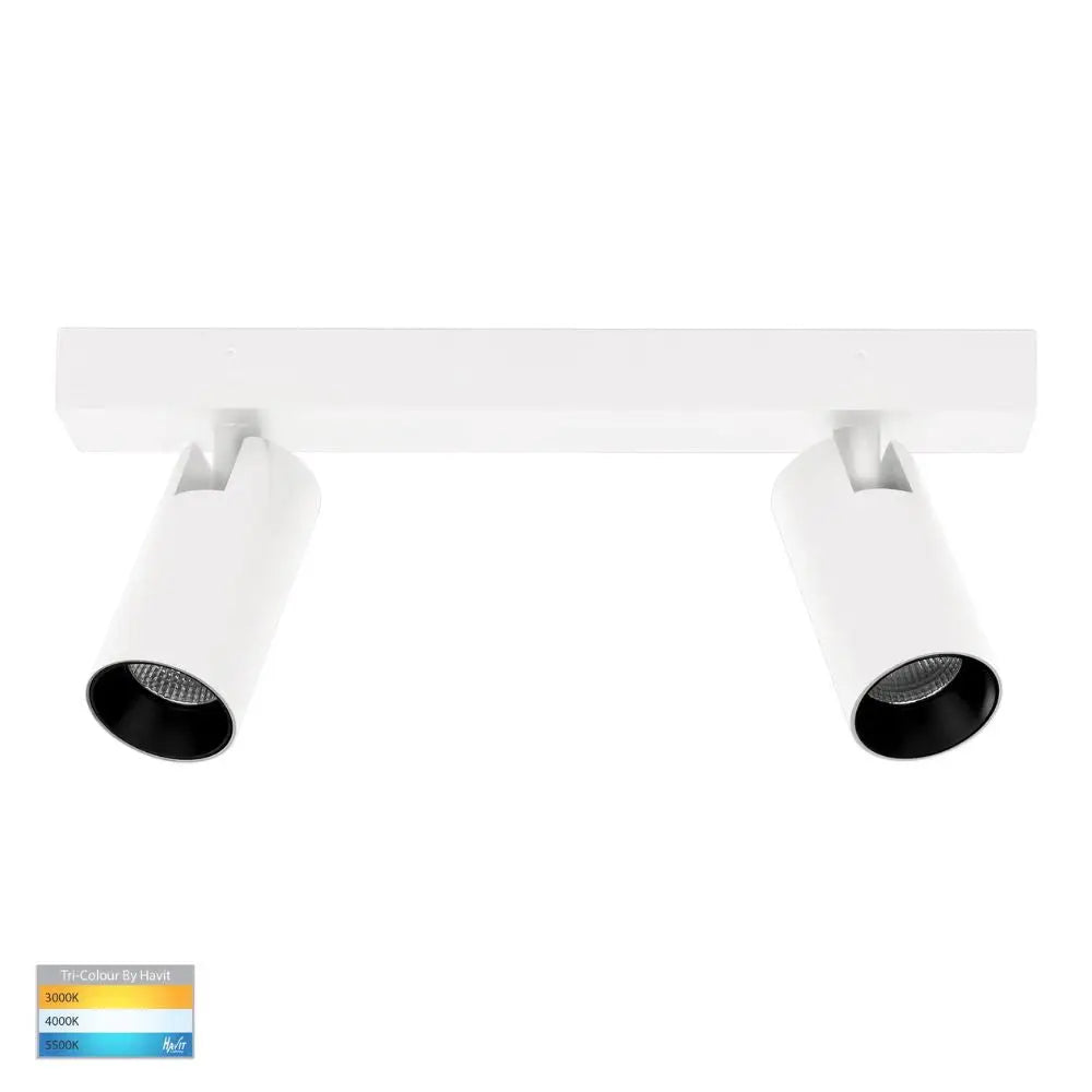 Revo - Double Spot Cct Led Light Bar Ip20 Havit Havit - White
