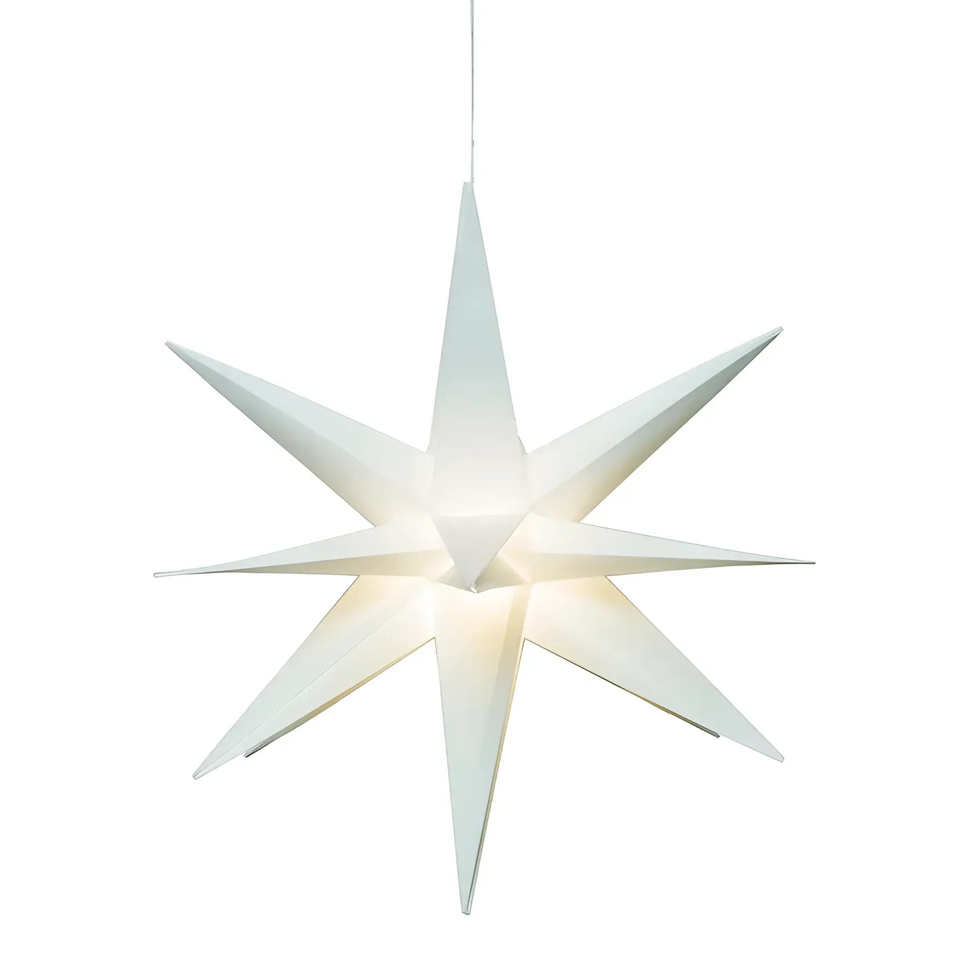 Lexi Lighting Christmas Ceiling&Wall Decoration White Starburst Hanging Light - 2 Colour Options LL001020W