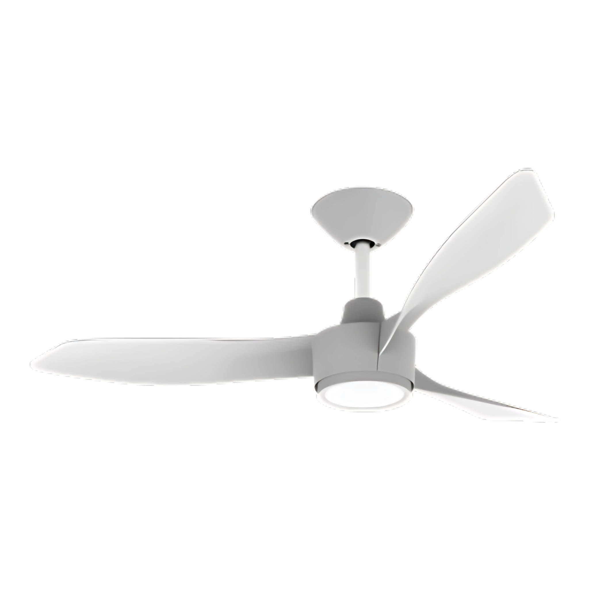 BLAST 48" White DC Ceiling Fan with Remote & CCT LED Light