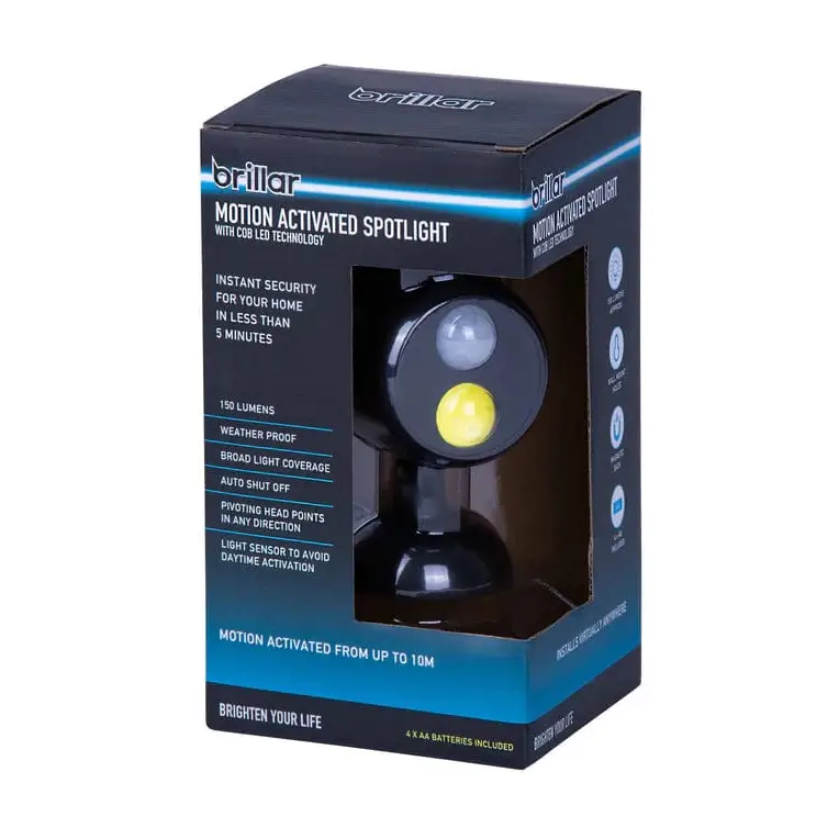 Brillar Electrical Wireless Motion Activated Spotlight