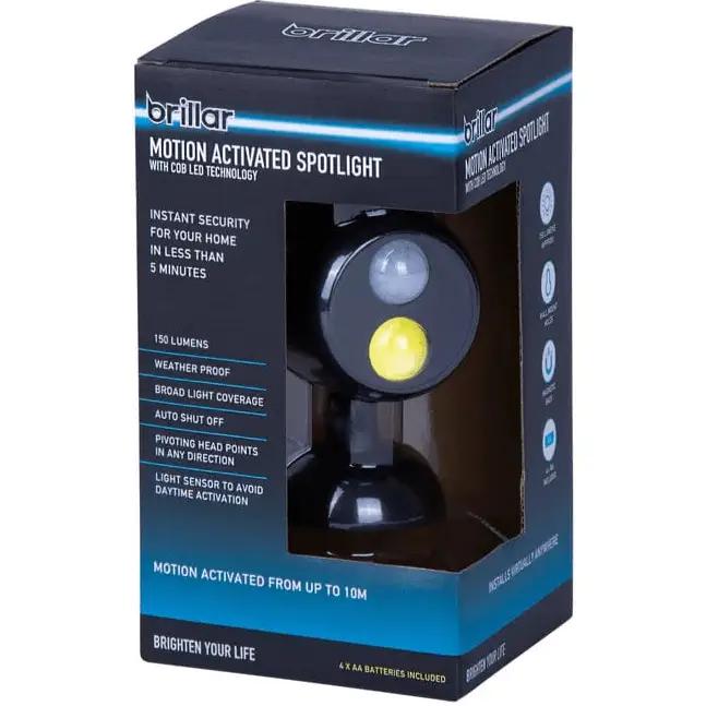 Brillar Electrical Wireless Motion Activated Spotlight