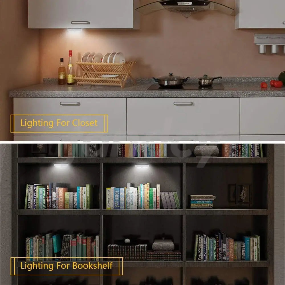 Brillar Wireless Peel n Stick Lights with COB LED Technology 2pk