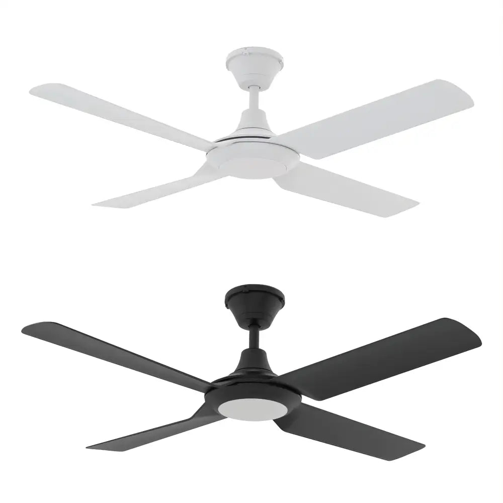 Domus Fresco 52-inch IP66 DC ceiling fan with white ABS blades and CCT LED light – greenearth.net.au