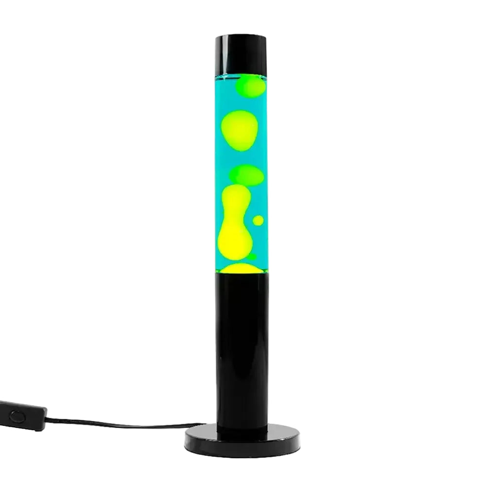 Yellow Blue Column Motion Lava Lamp Green Earth