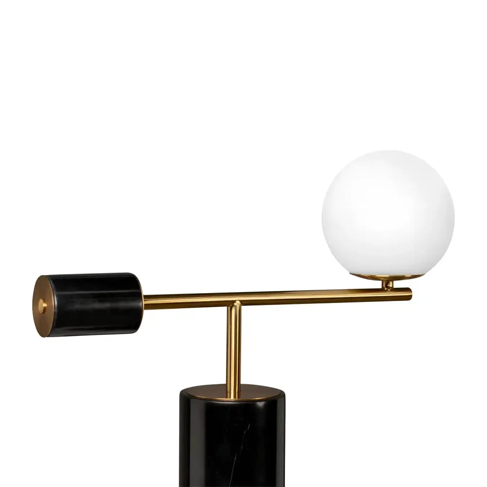 Green Earth Lighting Australia Table Lamp Zamora Marble Table Lamp - Black 12414