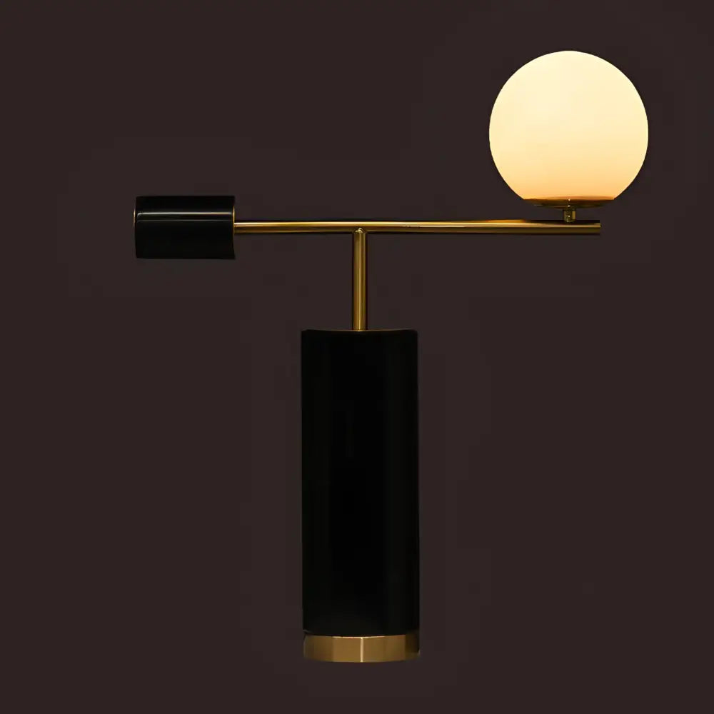 Green Earth Lighting Australia Table Lamp Zamora Marble Table Lamp - Black 12414