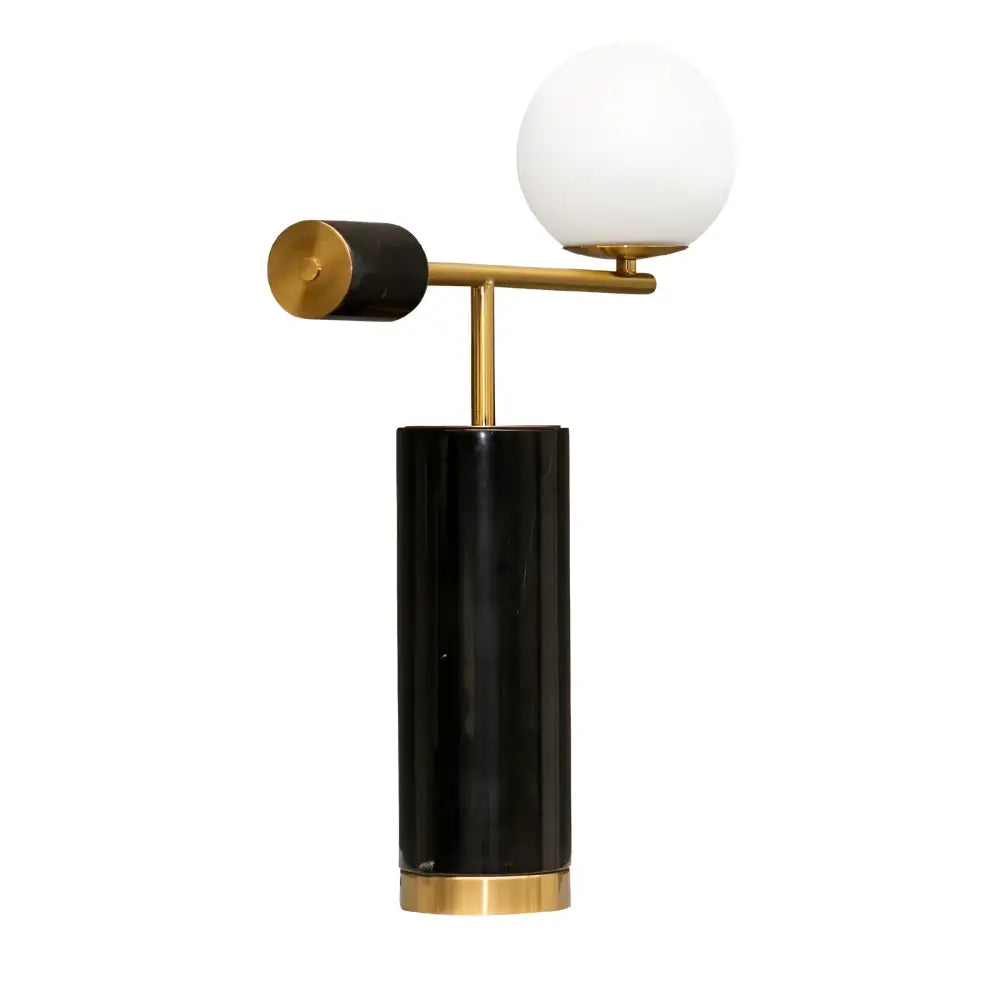 Green Earth Lighting Australia Table Lamp Zamora Marble Table Lamp - Black 12414