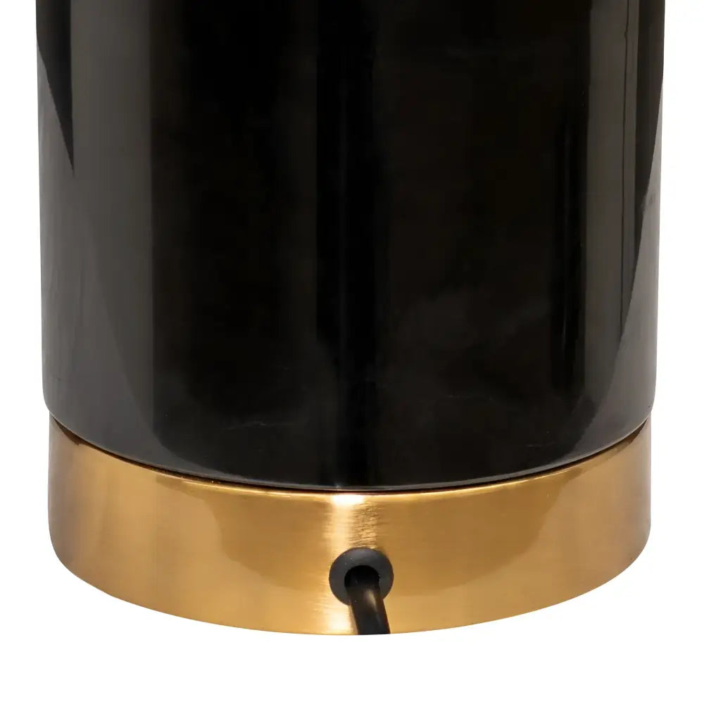 Green Earth Lighting Australia Table Lamp Zamora Marble Table Lamp - Black 12414