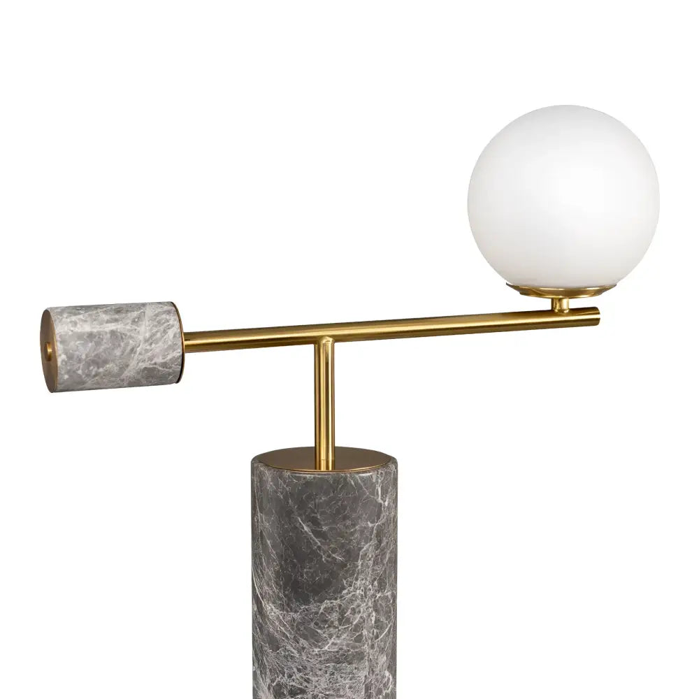 Green Earth Lighting Australia Table Lamp Zamora Marble Table Lamp - Grey 12415