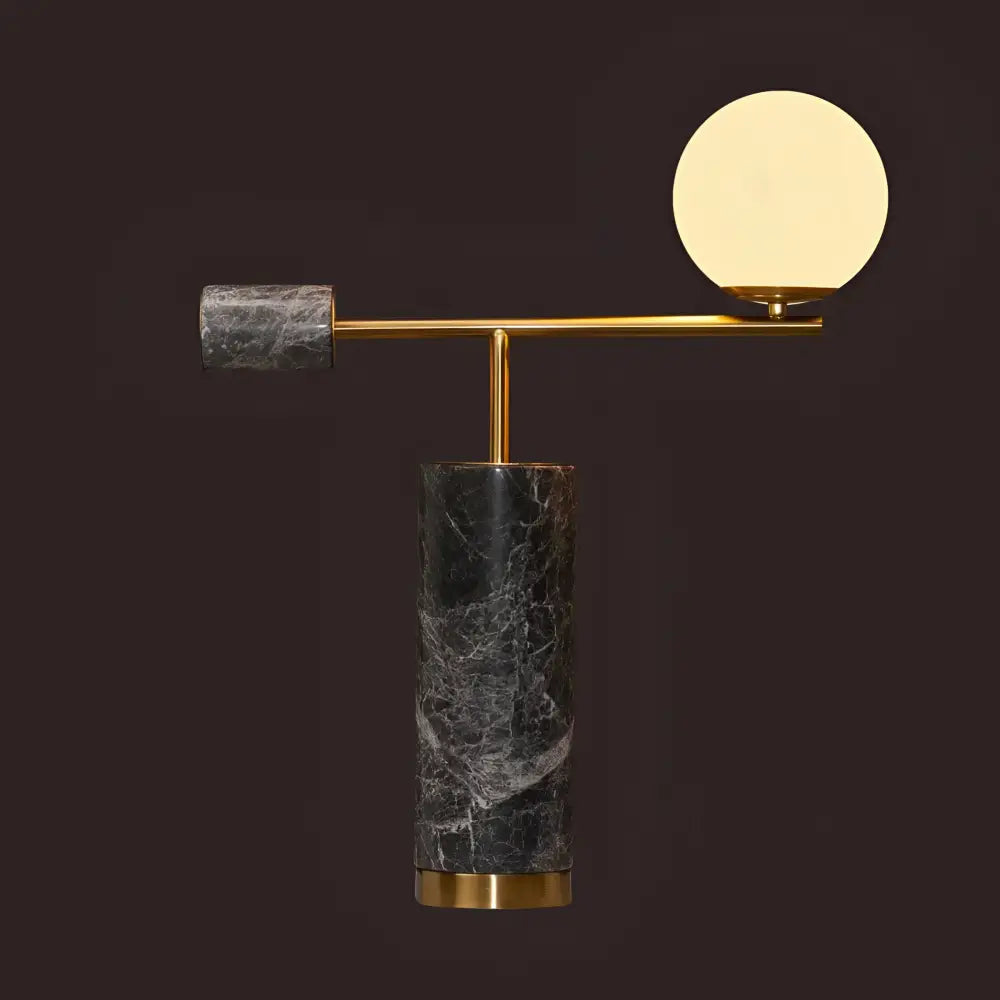 Green Earth Lighting Australia Table Lamp Zamora Marble Table Lamp - Grey 12415