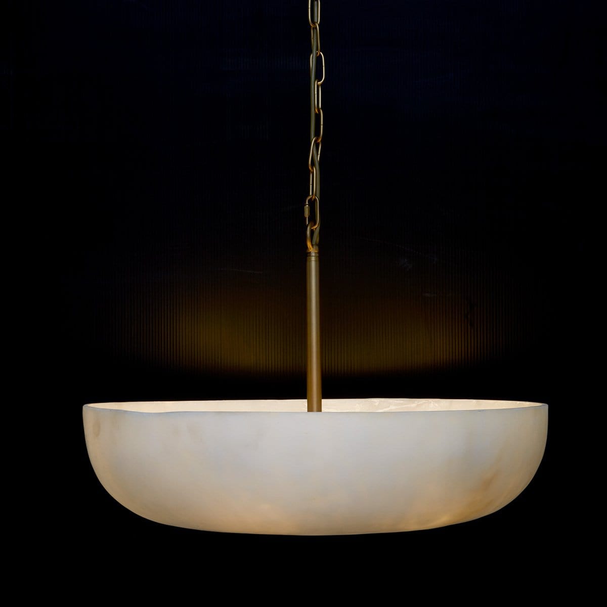 Green Earth Lighting Australia Home & Garden > Lighting Zurich Brushed Brass Alabaster 6 Light Pendant 20864